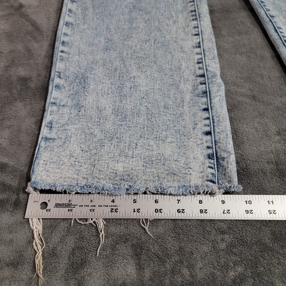 Judy Blue Brink Jeans Women 5/27 Acid Wash High Rise Raw Hem Stretch Denim Retro - Picture 8 of 10